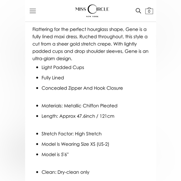 Miss Circle Gene Gold ruched off the shoulder chiffon maxi dress - Picture 6 of 6